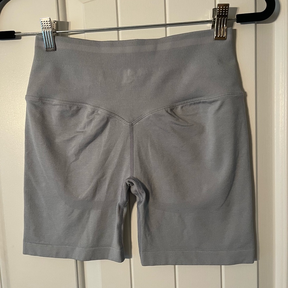 BuffBunny Gray Bike Shorts